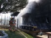House roof fire